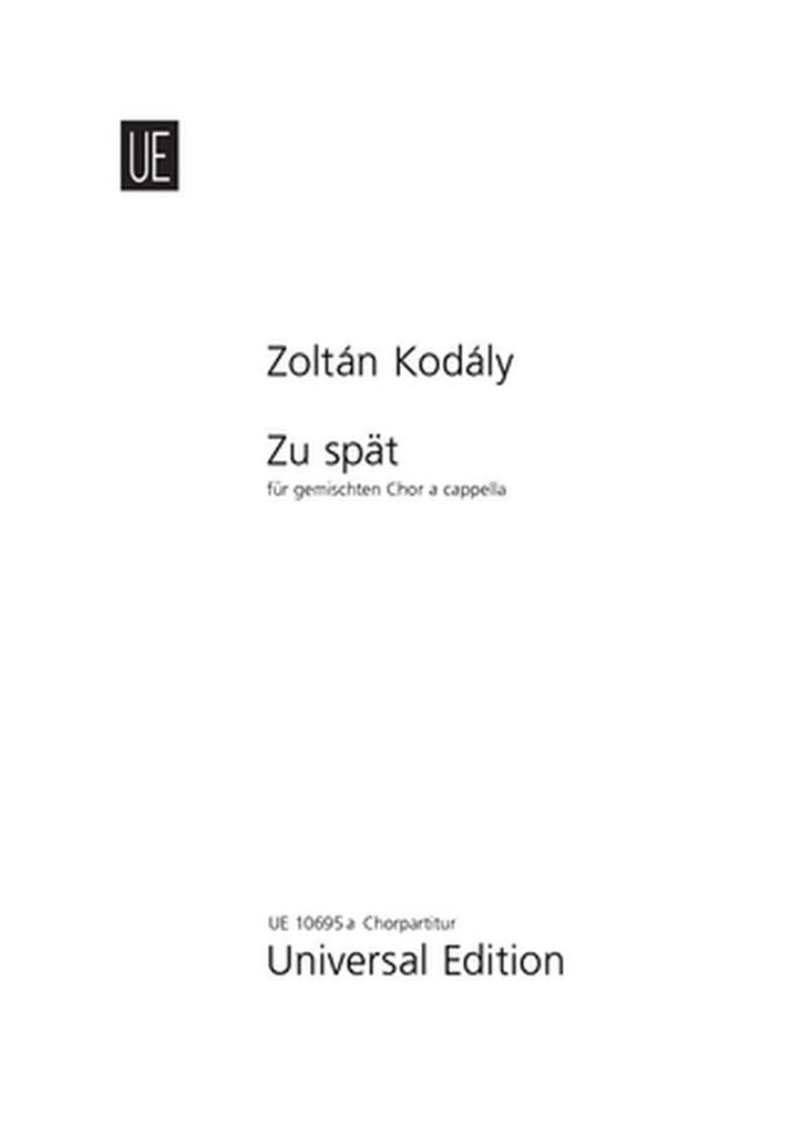 Zu spät (Too late)